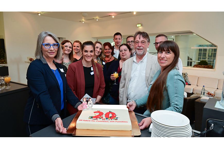 Gruppenbild des Bündnis für Familie im Regionalverband Saarbrücken