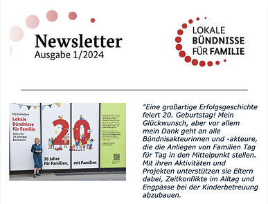 Titelbild des Newsletters